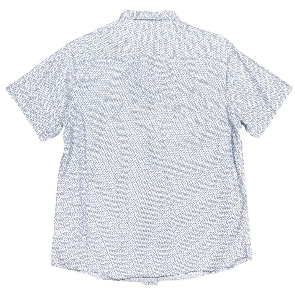 UNTUCKit Men's EUC Slim "Giro" Short Sleeve Bike Print Shirt | Size Large - Picture 5 of 9